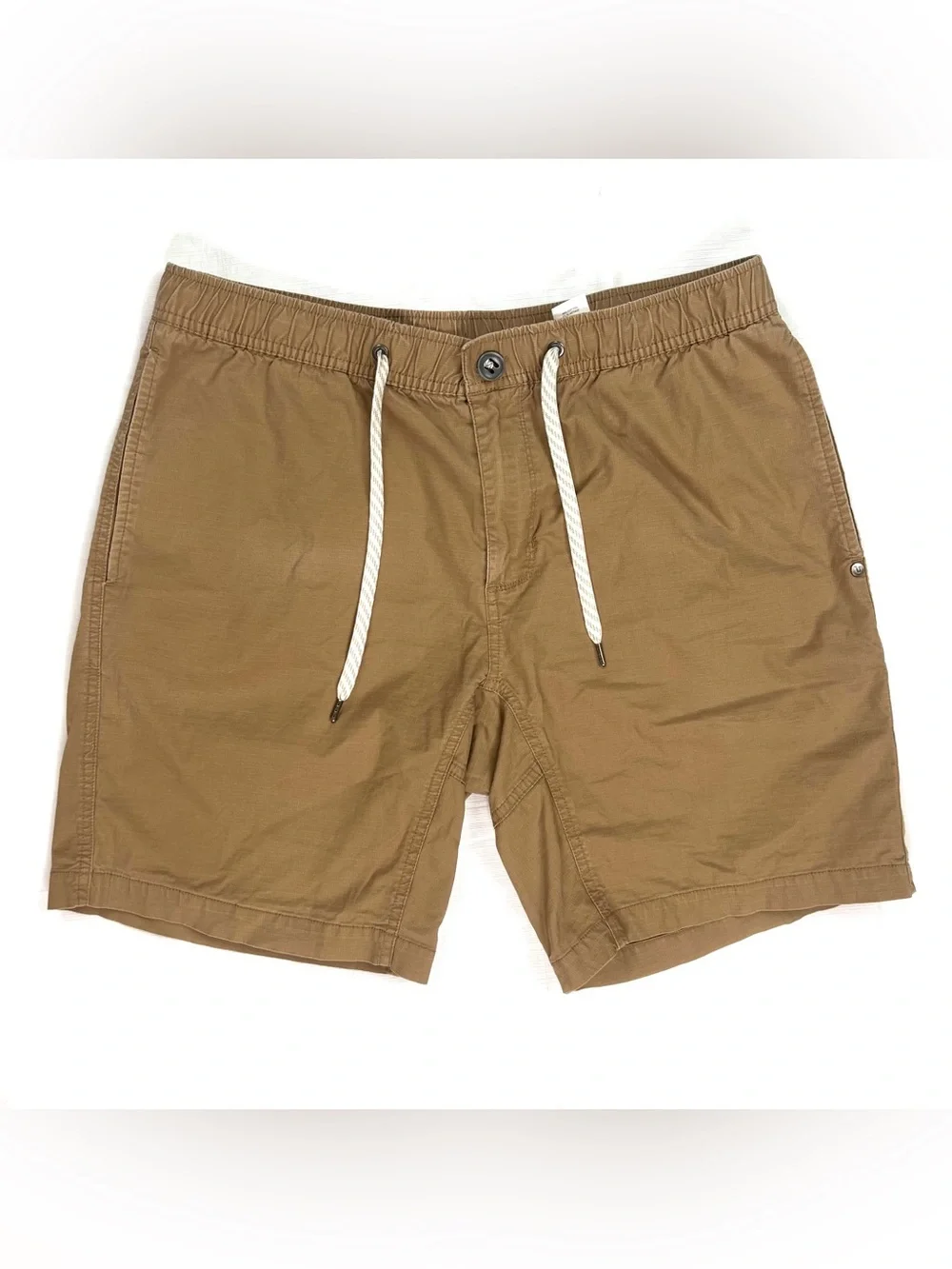 Vuori Ripstop Climber Shorts Mens XL Brown V370 Elastic Waist